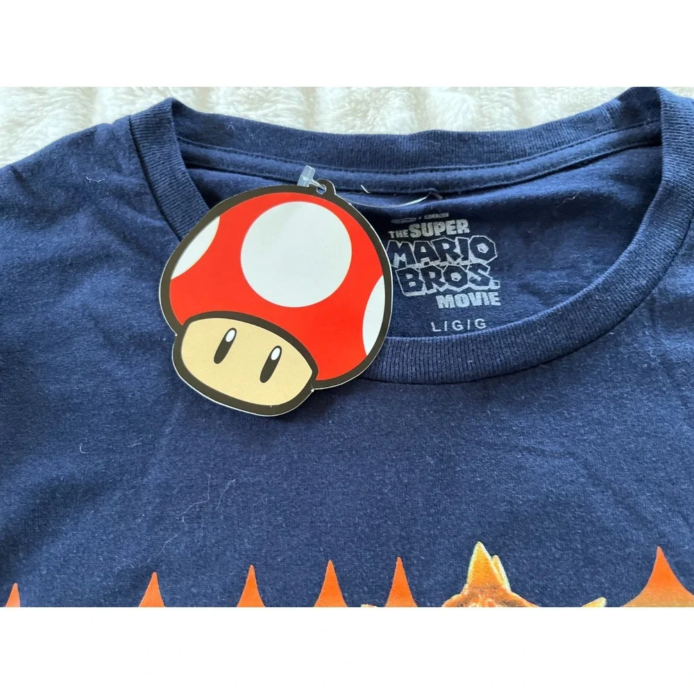 The‎ Super Mario Bros. Movie Bowser T-Shirt Lg - Picture 4 of 6